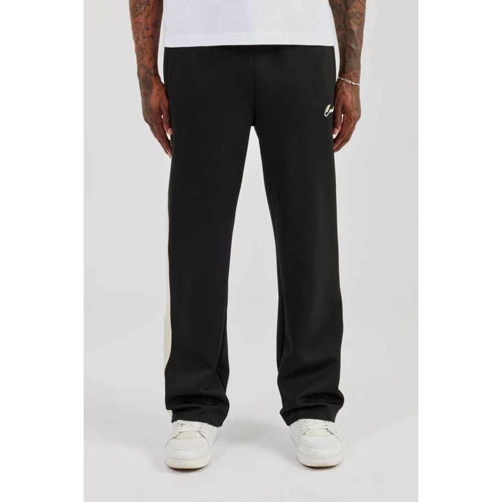 Cernucci Poly Contrast Relaxed Trousers In Black Size M New With Tags